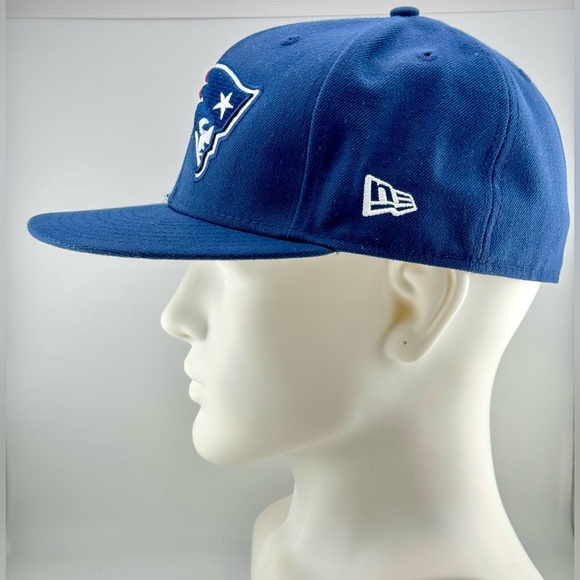 NFL Football New England Patriots Hat/Cap New Era 59Fifty Size 7 1/4 used! - Picture 5 of 16